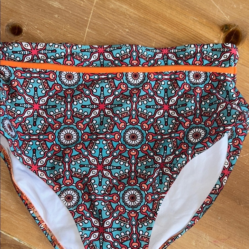 Cupshe Multicolor High-Waisted Bikini Bottom - Picture 2 of 4
